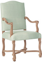 Thumbnail for your product : OKA Annecy Dining Chair with Arms, Eau de Nil Silk