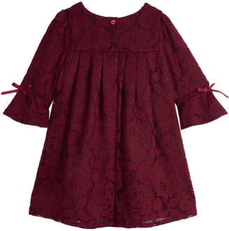 Laura Ashley Bell-Sleeve Lace Dress