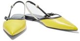 Thumbnail for your product : McQ Leather Point-Toe Flats