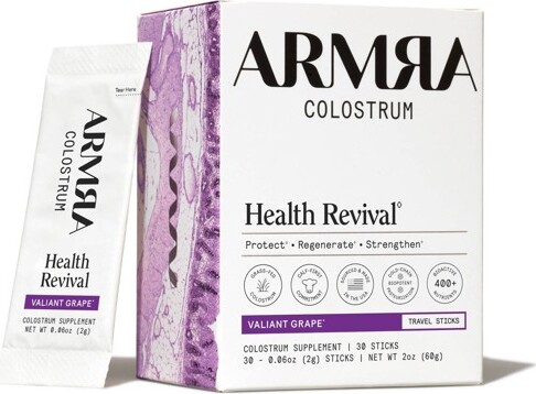 ARMRAColostrumPowderTravelPacks-ValiantGrape-0.06oz/30ct