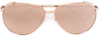 Linda Farrow '426' aviator sunglasses