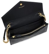 Thumbnail for your product : Saint Laurent Small Monogram Matelasse Leather Wallet-On-Chain