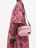 Thumbnail for your product : Ganni Logo-patch Recycled-fibre Cross-body Bag - Pink
