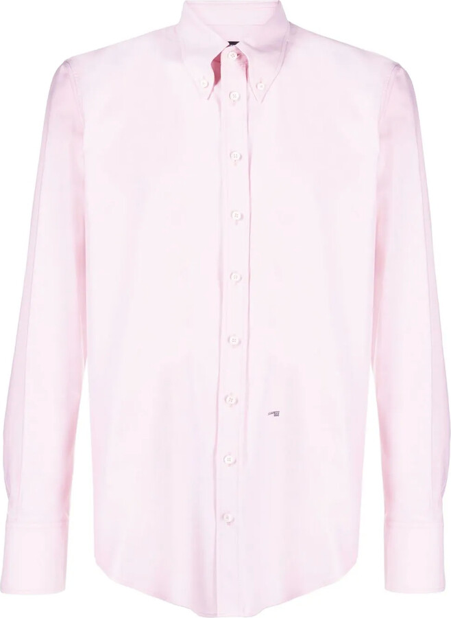 DSQUARED2 Logo-Print Button-Up Shirt