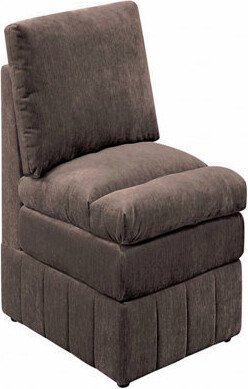 Latitude Run Contemporary Style Armless Chair Modular Chair Sectional Sofa Living Room Furniture Mink Morgan Fabric Upholstered - Suede