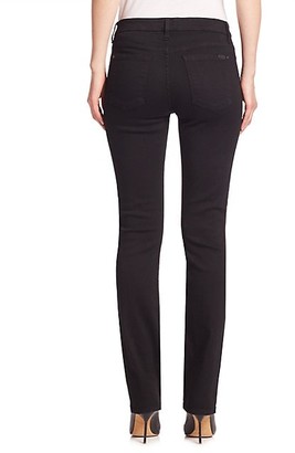 JEN7 by 7 For All Mankind Mid-Rise Slim Straight Jeans