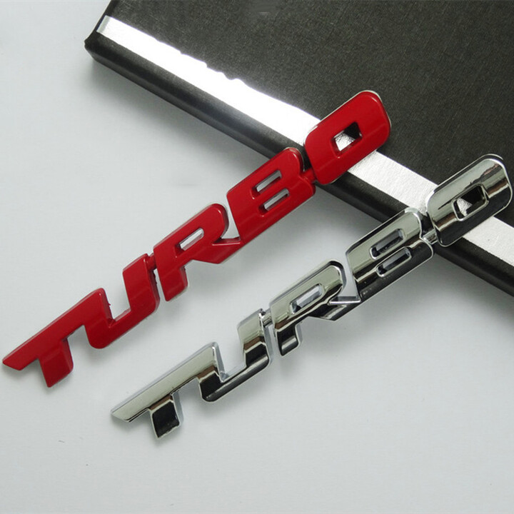 other Car Sticker Turbocharged Turbo Metal Alloy 3D Badge Car Modification Accessories Rear Marked Side Marking Decorative Car-Sticker
