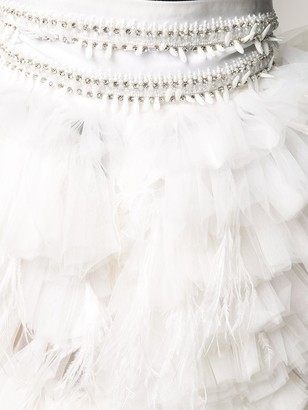 Loulou Feather Tulle Full Skirt
