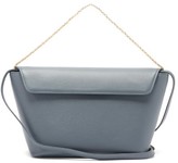 Thumbnail for your product : Tsatsas Olive Large Grained-leather Shoulder Bag - Light Blue