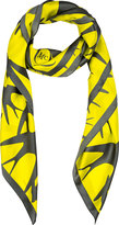 Thumbnail for your product : McQ Grey & Chartreuse Swallow Scarf