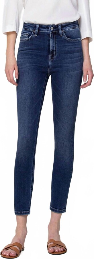 Flying Monkey High Rise Super Soft Crop Skinny Jeans In All Feels