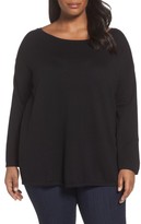 Thumbnail for your product : Sejour Plus Size Women's Drop Shoulder Sweatshirt