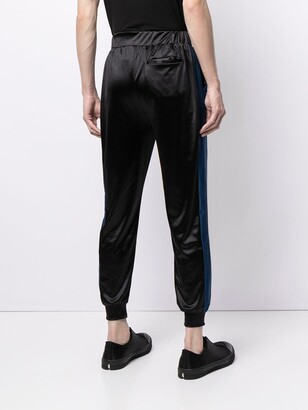 Lisa Von Tang Bold Side-Stripe Trousers