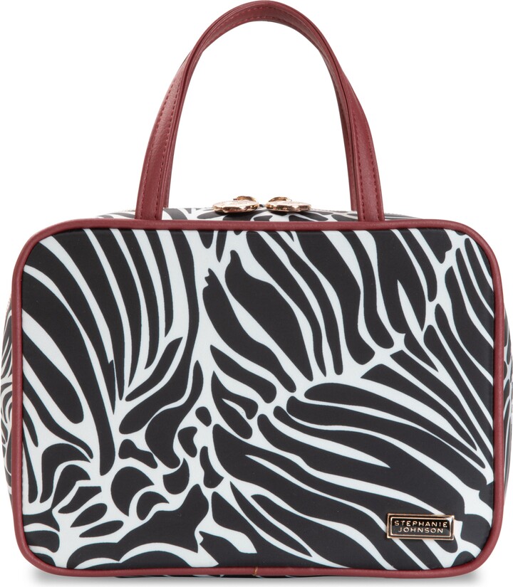Victorias Secret VS Makeup Cosmetic Case Bag Leopard/Cheetah Print