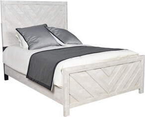 Gracie Oaks Full Size Modern Bed In Gray, Enhancing Bedroom Ambiance With Headboard Contemporary And Comfortable Slats