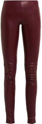 Balenciaga Stretch-leather skinny pants