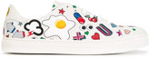 Thumbnail for your product : Anya Hindmarch stickers allover sneakers