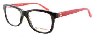Tory Burch Rectangle Plastic Eyeglasses