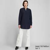 Thumbnail for your product : Uniqlo WOMEN Extra Fine Cotton V Neck Long Sleeve Shirt