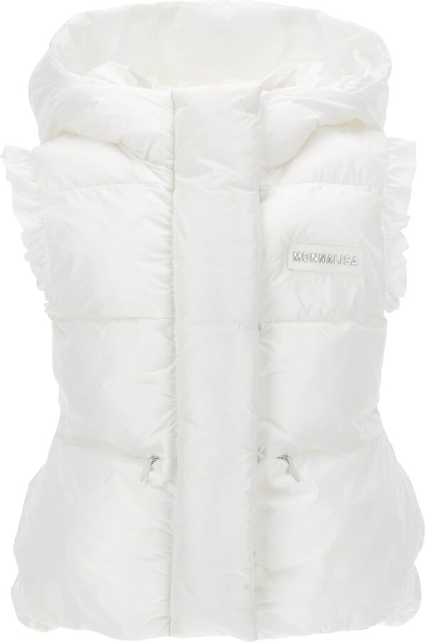 MonnaLisa Frill-Trimmed Puffer Gilet