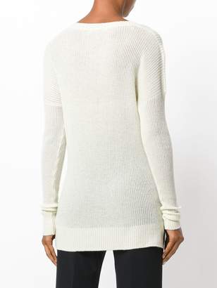 Le Tricot Perugia cashmere ribbed sweater