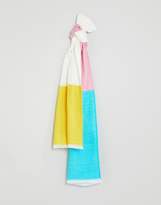 Thumbnail for your product : ASOS Super Soft Long Woven Scarf in Color Block