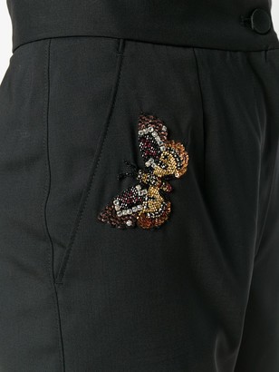 Dolce & Gabbana High-Waist Sequin Embellished Trousers