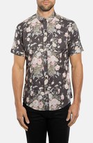 Thumbnail for your product : 7 Diamonds 'Inner Smile' Trim Fit Short Sleeve Floral Print Woven Shirt