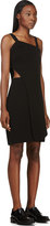 Thumbnail for your product : Opening Ceremony Black Layered Half-Wrap Theroux Dress