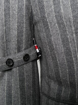 Thom Browne Tonal Chalk Stripe Armband Jacket