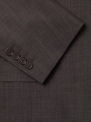 Canali Notch Lapel Micro Houndstooth Wool Suit