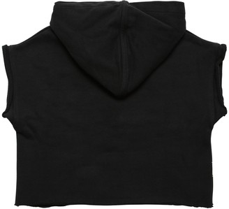 Zadig & Voltaire Cropped Sleeveless Cotton Sweatshirt