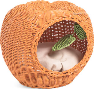 TJMAXX Figural Pumpkin Cat Bed, Polyester