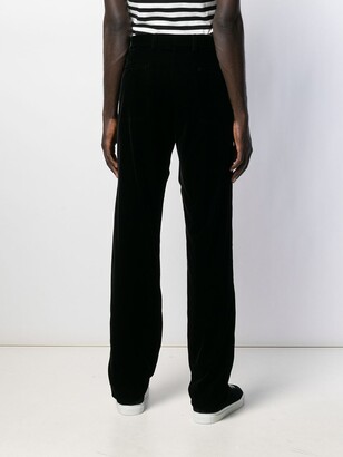 Giorgio Armani Elasticated Waistband Straight Trousers