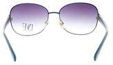 Thumbnail for your product : Diane von Furstenberg Yulia Round Sunglasses