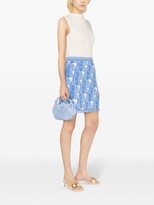 Thumbnail for your product : Diane von Furstenberg Alejandra monogram-jacquard miniskirt