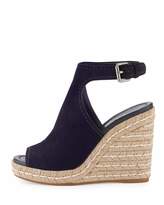 Thumbnail for your product : Prada Suede Open-Toe Espadrille Glove Sandal