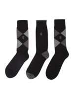 Thumbnail for your product : Pringle Men's Three pack Argyle Design Socks