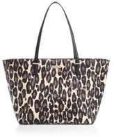 Thumbnail for your product : Kate Spade Cedar Street Leopard-Print Small Harmony Tote