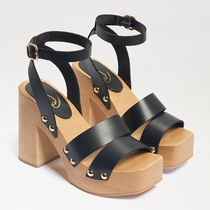 Sam Edelman Black Platform Heel Women's Sandals | Shop the world's 