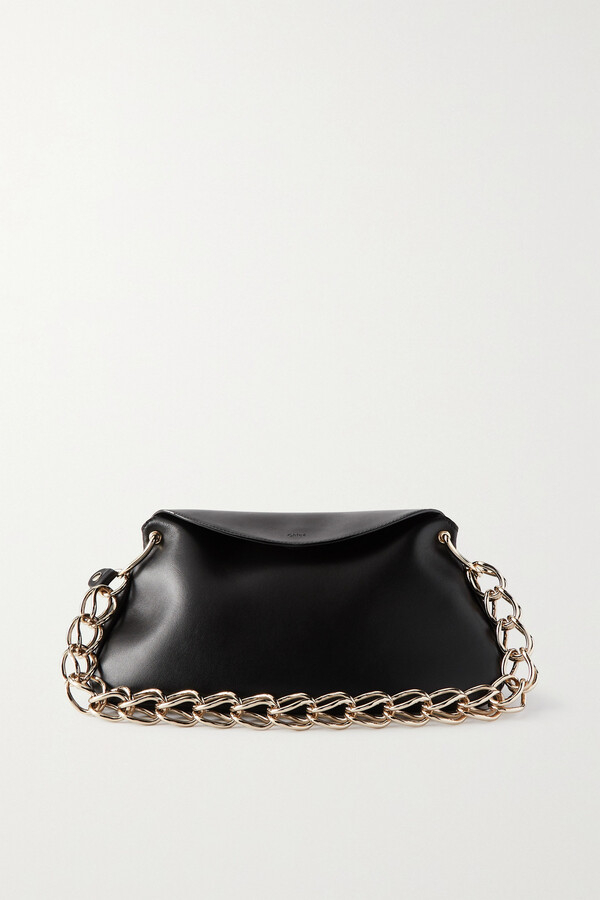 Chloé Juana Small Leather Shoulder Bag - Black - ShopStyle
