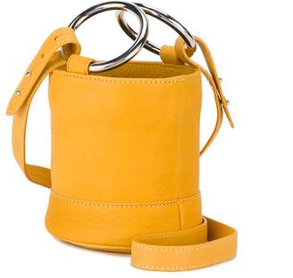 Simon Miller Orange Bonsai 15 Mini leather bucket bag