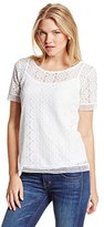 Thumbnail for your product : Rafaella Women's Macrame Pullover Top