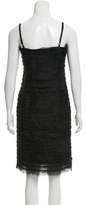 Thumbnail for your product : Herve Leger Tiered Silk Dress