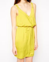 Thumbnail for your product : B.young Vero Moda Wrap Front Sleeveless Dress