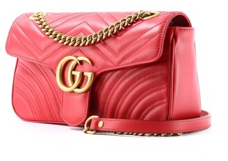 red small gucci bolsa