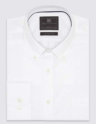 Marks and Spencer Pure Cotton Regular Fit Oxford Shirt