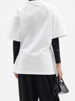 Thumbnail for your product : Balenciaga Graffiti-print Cotton-jersey T-shirt - White Black