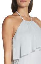 Thumbnail for your product : Amsale nouvelle 'Cait' Chiffon Halter Gown