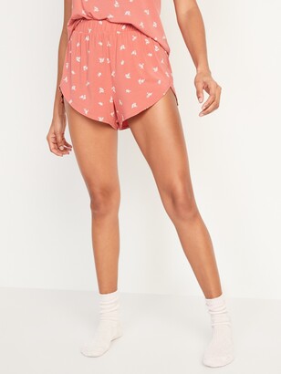 Old Navy High-Waisted Sunday Sleep Ultra-Soft Dolphin-Hem Pajama Shorts for  Women -- 3-inch inseam - ShopStyle